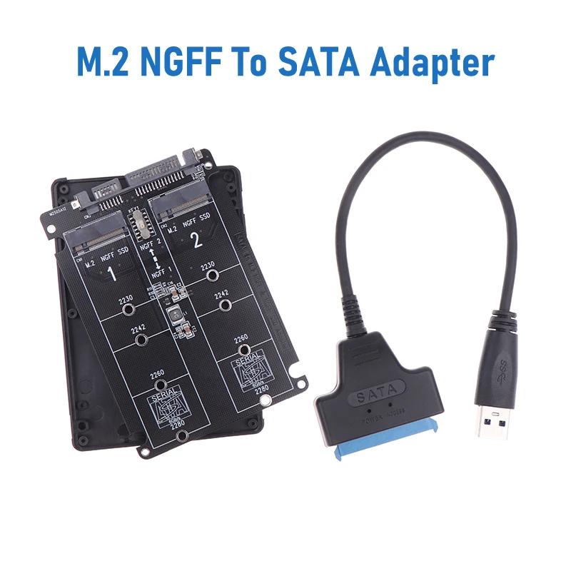 NGFF SSD M.2-2.5 SATA  Ʈ  ī ,  Ʈ USB3.0 ̺, ƮϿ ӵ  6Gbps, 2 콺 Ǯ
